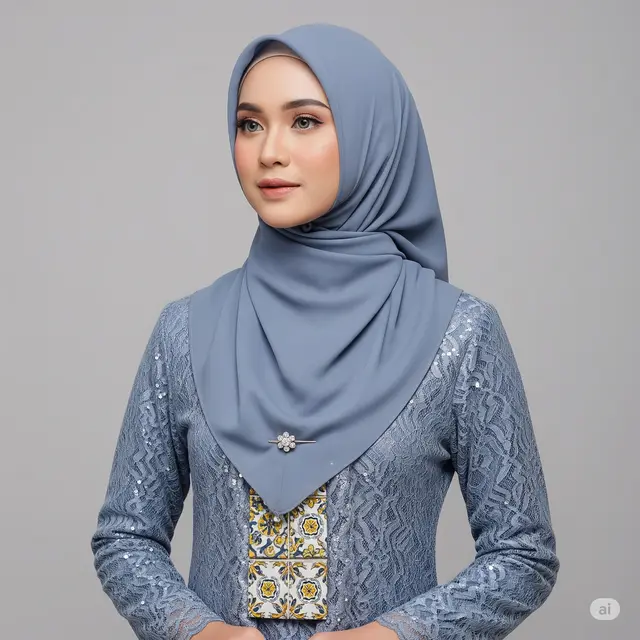 10 Model Kebaya Hijab Menutup Dada Terbaru untuk Tampilan Elegan dan Syar'i