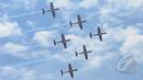 Tim Jupiter Aerobatic TNI AU (Liputan6.com/Herman Zakharia)