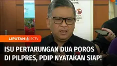 Sekretaris Jenderal PDI Perjuangan, Hasto Kristiyanto menegaskan partainya tetap mengusung Ganjar Pranowo sebagai bakal calon presiden. Pernyataan ini menjawab isu tentang adanya kemungkinan dua poros dengan Ganjar diduetkan dengan Prabowo Subianto d...