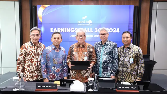 bank bjb Catatkan Laba Konsolidasi Rp1,16 Triliun di Kuartal III-2024