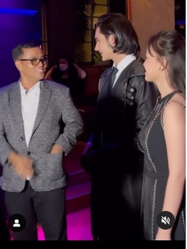 Emiliano Cortizo bertemu Haji Faisal dalam Pesta Sweet 17 Chika putri Puput (Foto: Instagram @emilianocortizo)