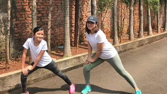 [Bintang] Ikut MILO Family Run, Begini Persiapan The Baldys, Hanifa, Mela dan Auxi Paramitha