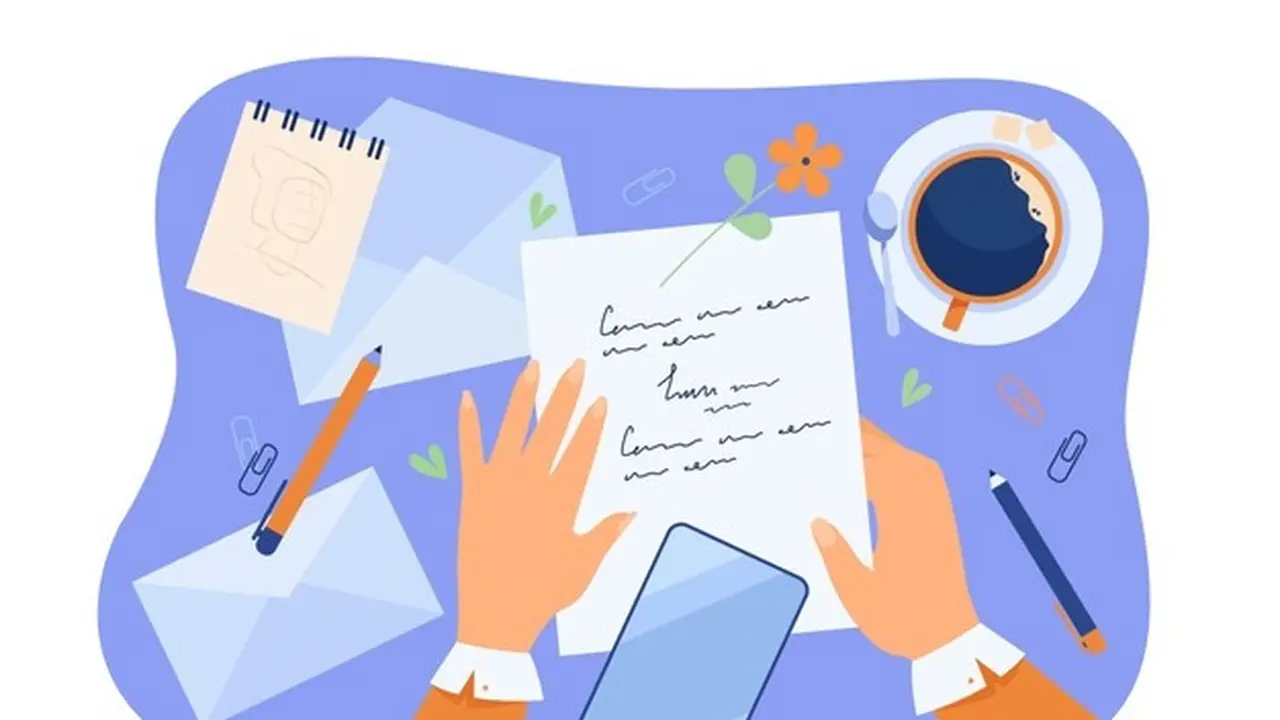 Ilustrasi surat