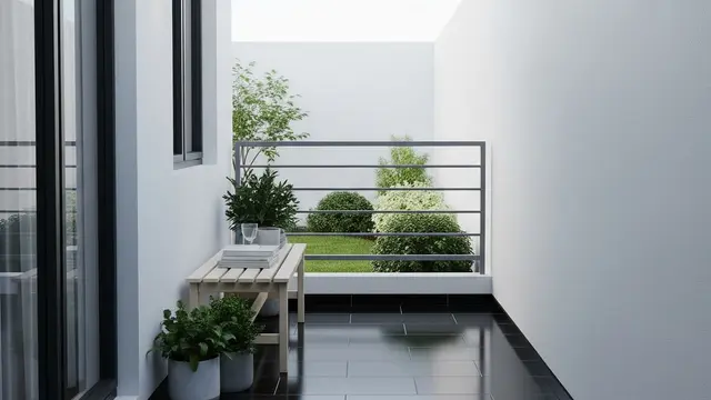 Teras Rumah Sempit Hanya 2x3 Meter Tetap Instagramable dan Fungsional