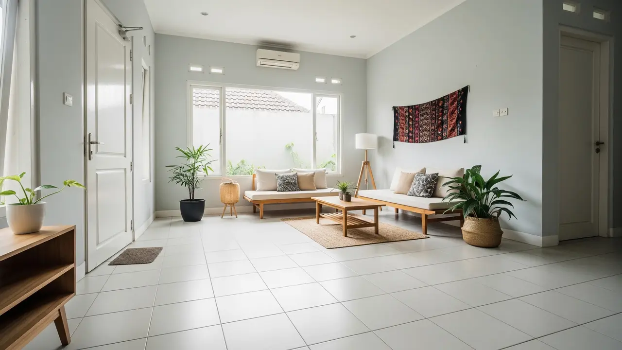 Warna Keramik yang Membuat Rumah Kecil Terasa Lebih Luas/Foto: AI Generated