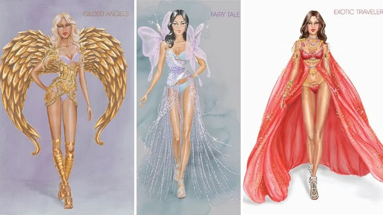 Sketch Victoria Secret Fashion Show 2014 7