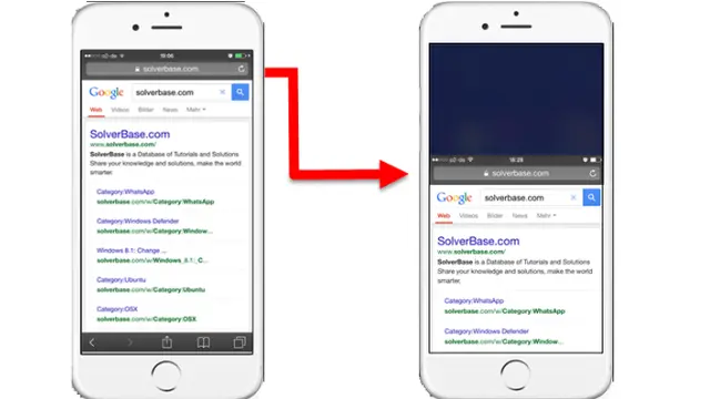 Reachability pada iPhone 6