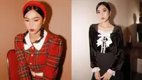 6 Gaya Busana Retro Isyana Sarasvati, Tampil Stylish