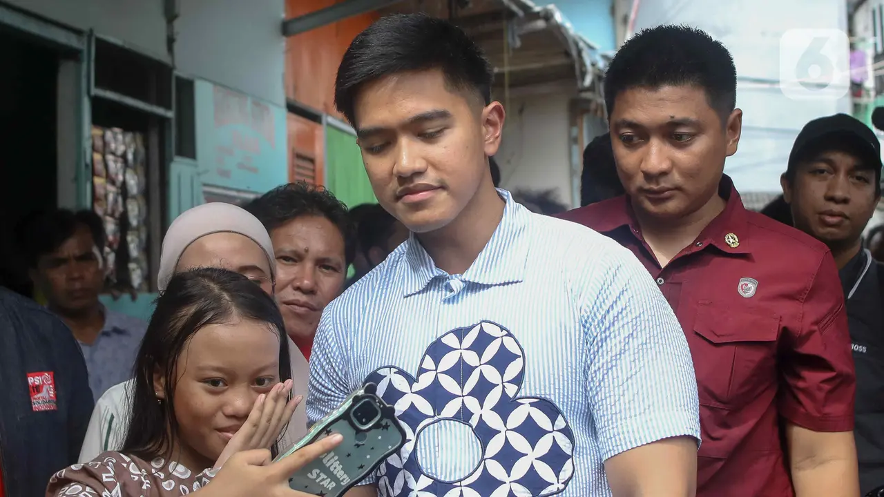 Kaesang Pangarep blusukan