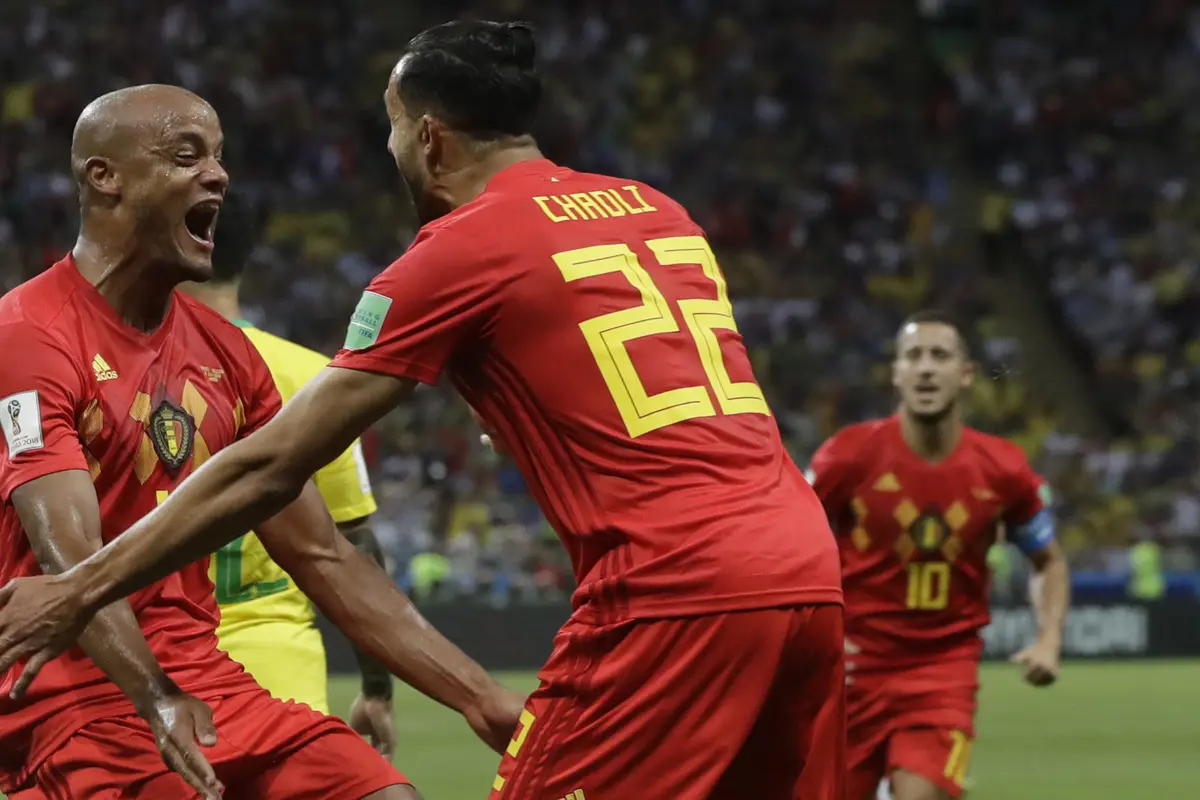 FOTO: Kalahkan Brasil, Belgia Tantang Prancis di Semifinal
