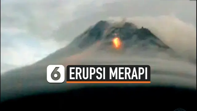 VIDEO: Detik-Detik Gunung Merapi Luncurkan Lava Pijar Sejauh 1900 Meter