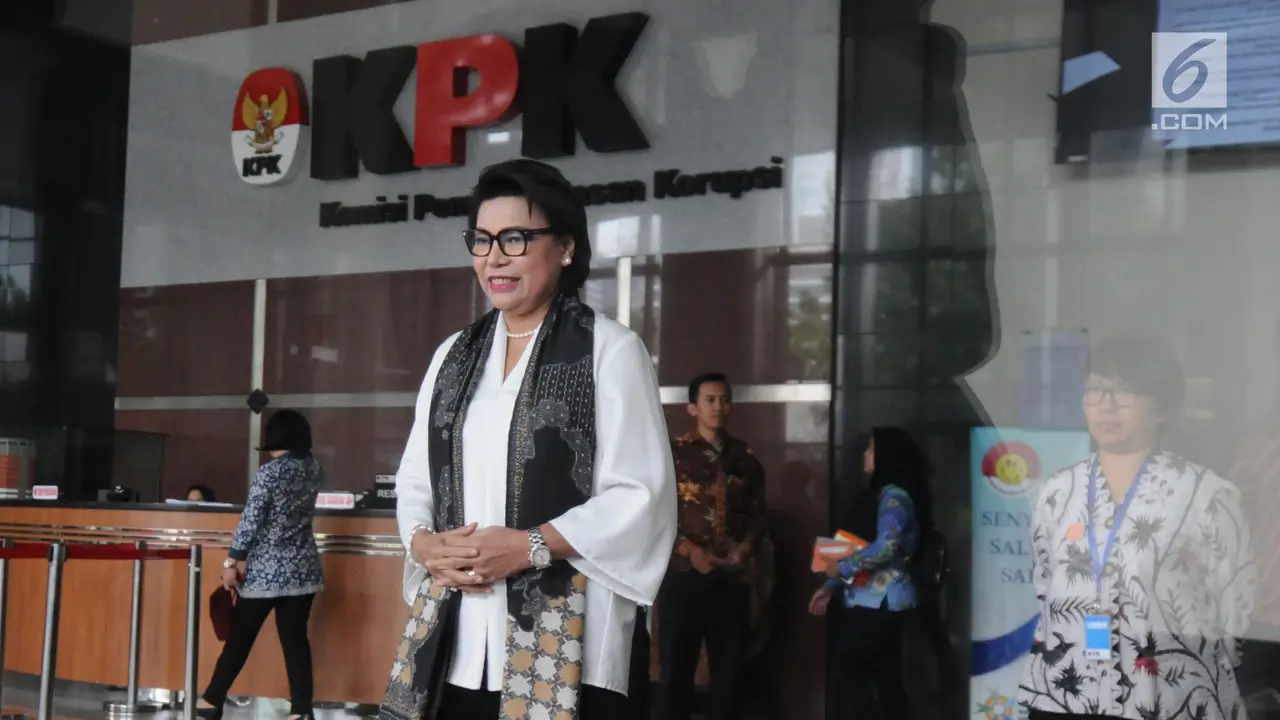 Istri Menag Lukman Temui Pimpinan KPK