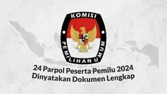 24 dari 40 partai politik yang mendaftar sebagai peserta pemilu 2024 dinyatakan lengkap dokumennya saat pendaftaran ditutup KPU. 16 partai politik lainnya masih menjalani proses pemeriksaan berkas.