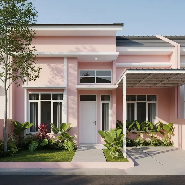 12 Warna Cat Eksterior Rumah yang Bikin Suhu Dalam Rumah Tetap Sejuk