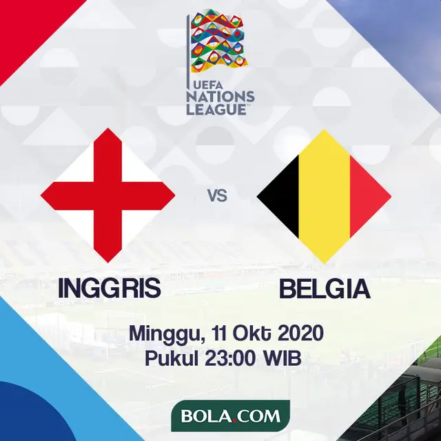 Inggris vs Belgia