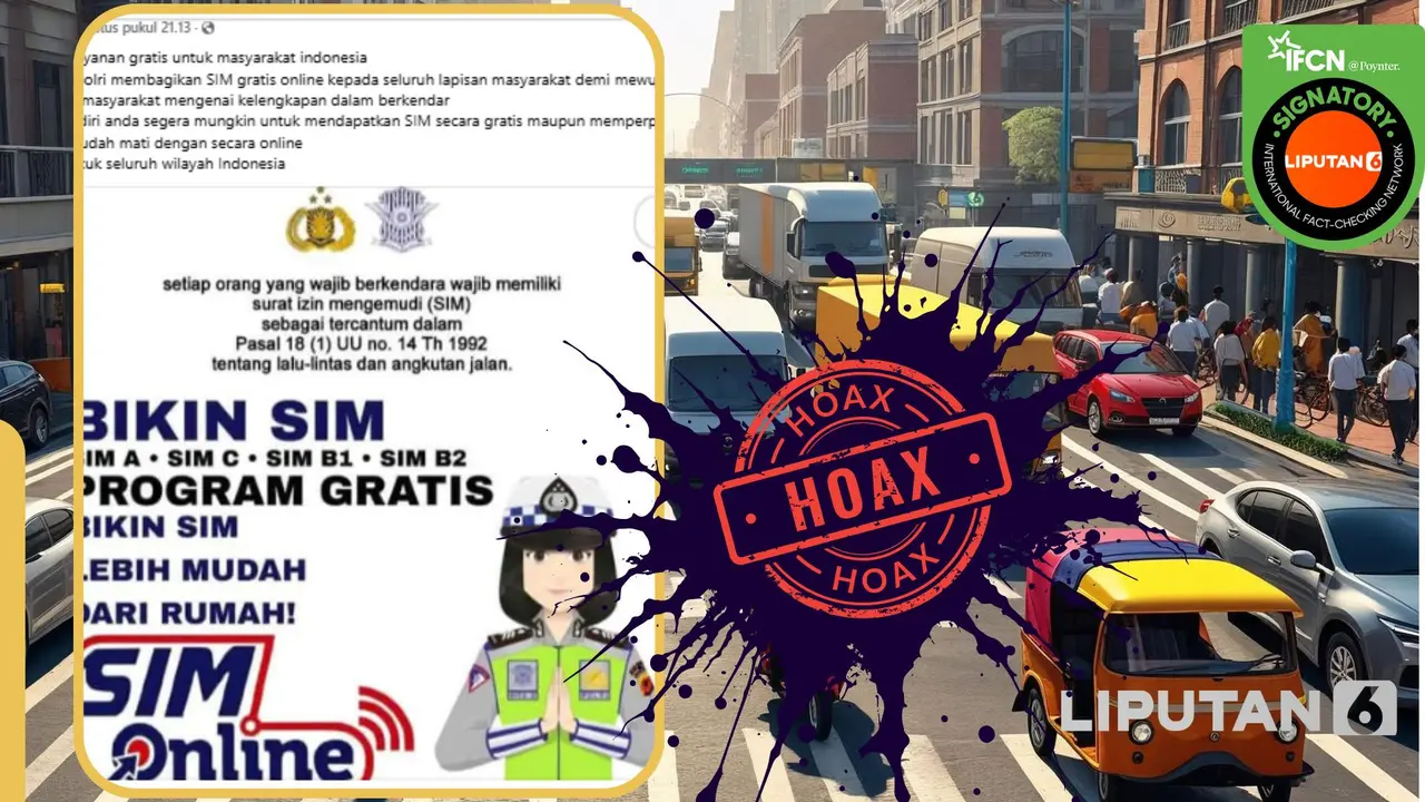 Tangkapan layar klaim link pendaftaran bantuan SIM online gratis