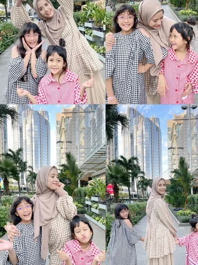 Hamil Anak Keempat, Ini 6 Potret Fanny Fabriana saat Momong Tiga Buah Hatinya