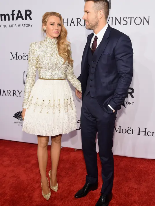 Dalam sebuah wawancara bersama majalah Marie Claire, Blake mengaku ia ingin mempunyai banyak anak dengan Ryan Reynolds. (AFP/Bintang.com)