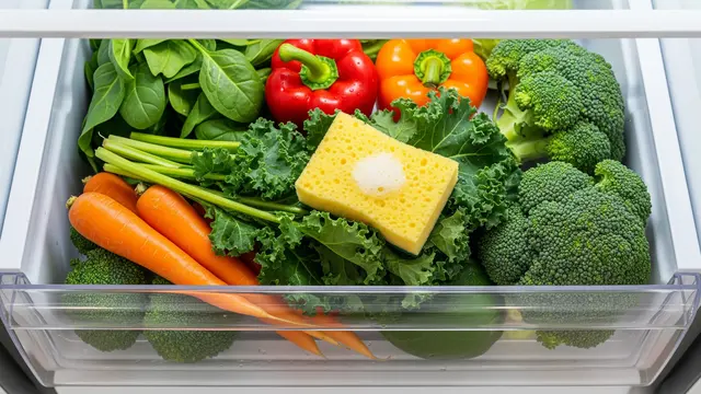 Cuma Pakai Spons Dapur, Ini Trik Bikin Sayur di Kulkas Lebih Tahan Lama