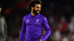 1. Mohammed Salah - Salah menjadi bintang masa depan Liverpool sekarang dan di saat yang akan datang. Pemain 25 tahun tersebut mencetak 50 gol dari 69 laga yang dilakoni. (AFP/Glyn Kirk)