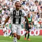 Penyerang Juventus, Cristiano Ronaldo. (Federico Proietti/ANSA via AP)