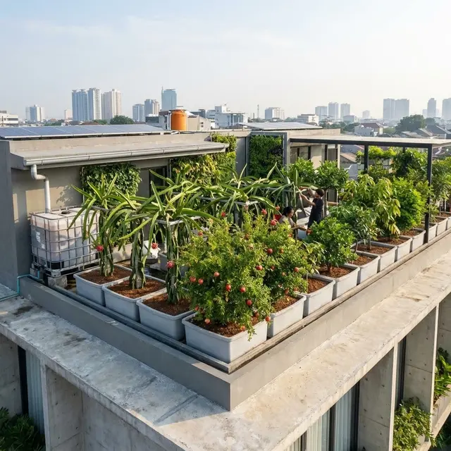Ide Kebun Buah Rumahan Ramah Lingkungan