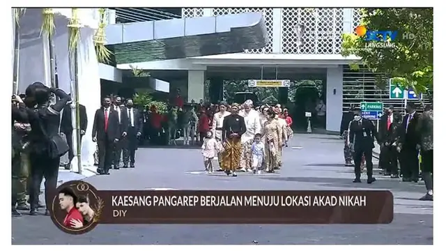 12 Momen Detik-Detik Akad Nikah Kaesang Pangarep dan Erina Gudono, Usung Mataram Islam
