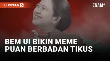 Bem UI Buat Meme Puan Maharani Berbadan Tikus