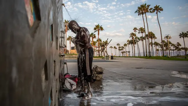 FOTO: Potret Kehidupan Tunawisma California