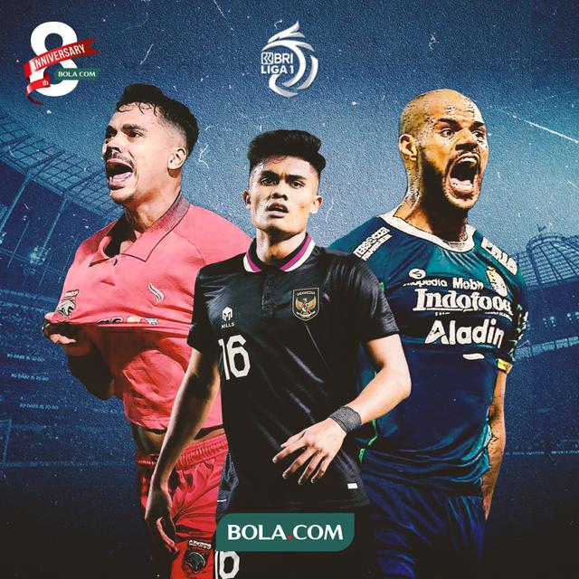 Liga 1 - Matheus Pato, Ramadhan Sananta dan David da Silva