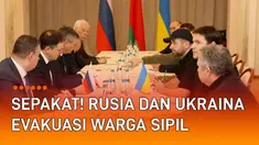 Rusia dan Ukraina akhirnya menyepakati dua poin usai negosiasi di tengah konflik. Komunikasi diwakili delegasi masing-masing negara. Keduanya sepakat mendahulukan aspek kemanusiaan.