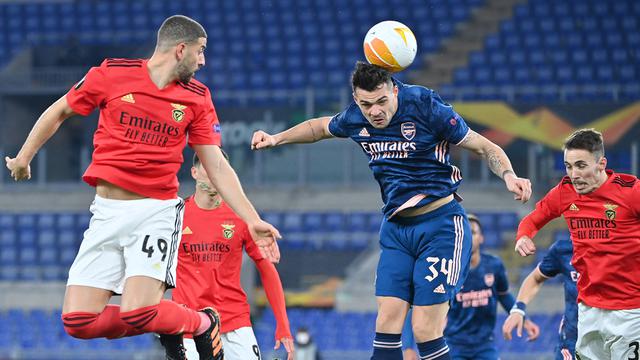 FOTO: Bermain Imbang, Arsenal Tak Mampu Kalahkan Benfica