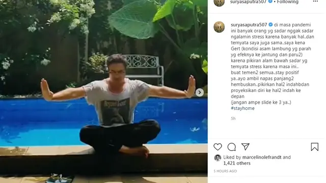 Surya Saputra (Foto: Instagram/@suryasaputra507)
