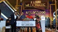 Ade Iskandar Roni, wisatawan asal Indonesia yang berhasil memenangkan 9 miliar rupiah dengan modal belanja hanya berkisar 400 ribuan rupiah. (Foto:Traveldailynews.com)