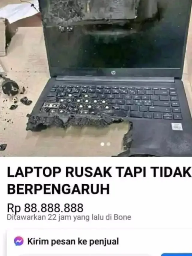8 Potret Jual Barang Rusak di Facebook Ini Bikin Geleng Kepala