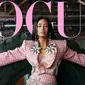Niki Zefanya warnai sampul majalah Vogue Singapore edisi April 2023. (Sumber: https://www.instagram.com/p/CqjnF8oyiRQ/)