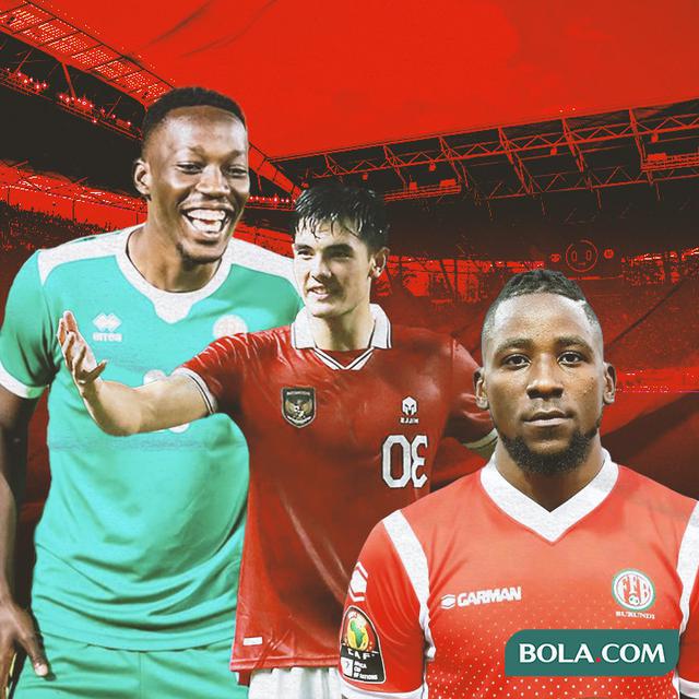 Ilustrasi - Elkan Baggott, Bonfils-Caleb Bimenyimana dan Frederic Nsabiyumva