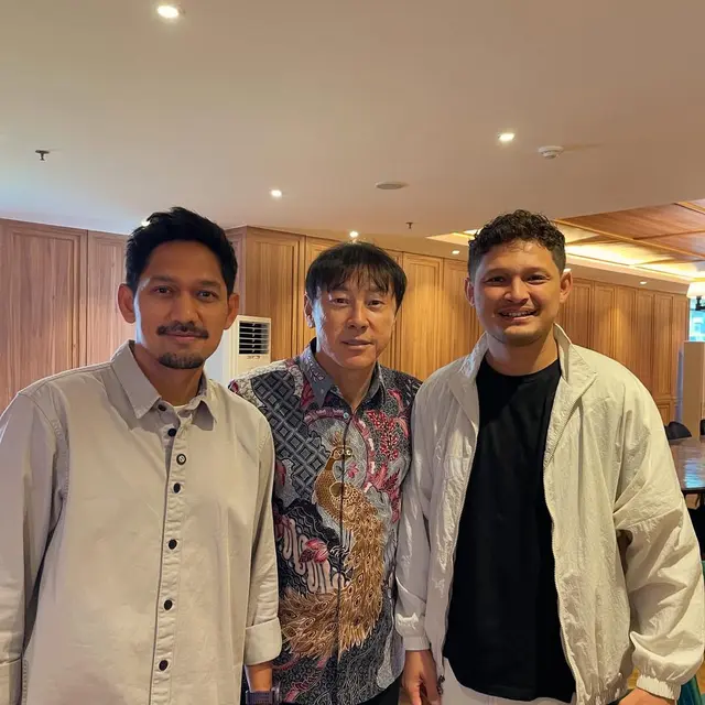 Potret 7 Artis Bareng Shin Tae-yong, Ucap Terima Kasih dan Salam Perpisahan