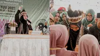 Momen Oki Setiana Dewi saat lakukan safari dakwah di Papua. (Sumber: Instagram/okisetianadewi)