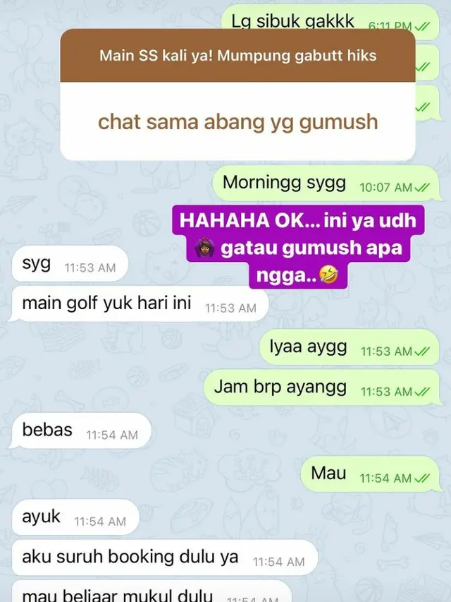 Chat Atta Halilintar dan Aurel Hermansyah