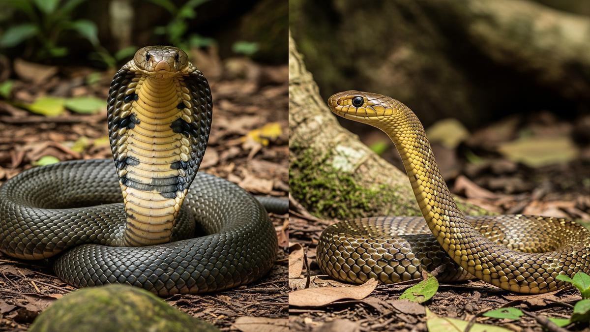 7 Perbedaan Ular King Cobra dan King Koros, Mana yang Lebih Berbahaya?