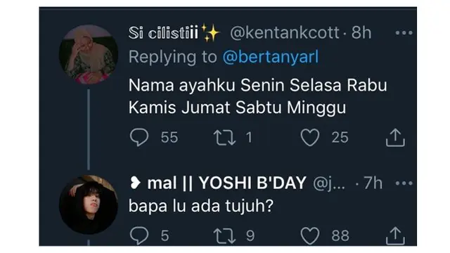6 Potret Kocak Tebak Nama Bapak Ini Random Banget Bikin Geleng Kepala