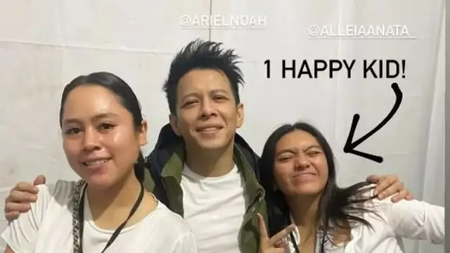 6 Momen Alleia Dampingi Ariel NOAH di Berbagai Kesempatan, Penuh Kasih Sayang