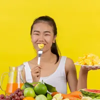 Ilustrasi makanan sehat. /Freepik by jcomp