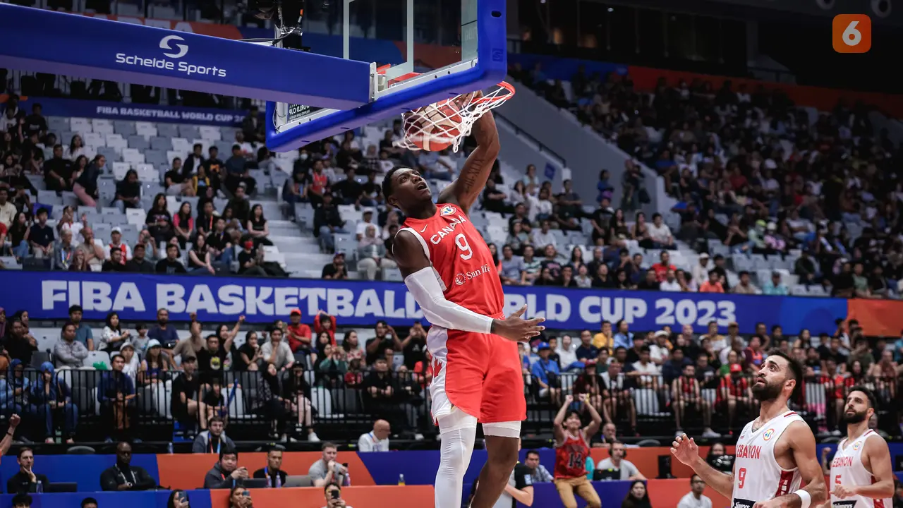 Timnas Basket Lebanon vs Kanada - Piala Dunia FIBA 2023