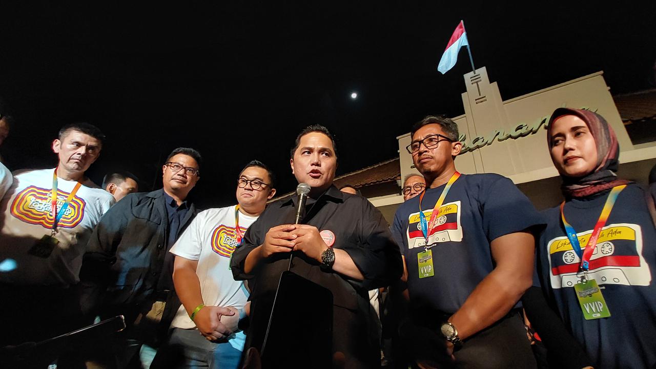 Menteri BUMN Erick Thohir meresmikan wajah baru Lokananta, studio rekaman pertama dan terbesar di Indonesia.