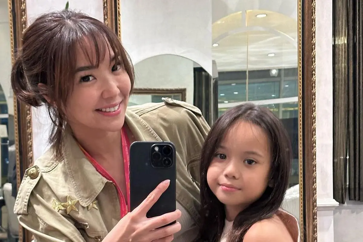 Gempi tampil dengan gaya rambut baru. (Foto: Instagram/gisel_la)