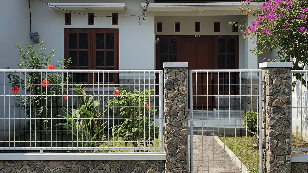 9 Model Pagar BRC untuk Rumah di Kampung, Solusi Kuat dan Estetik