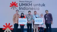 Pesta Rakyat UMKM untuk Indonesia di Jakarta Convention Center (JCC).