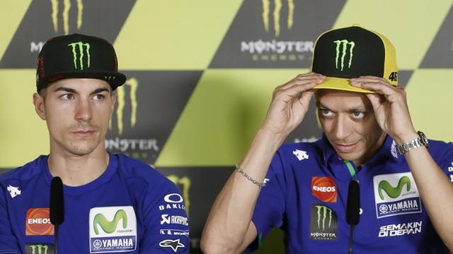 Valentino Rossi dan Maverick Vinales 